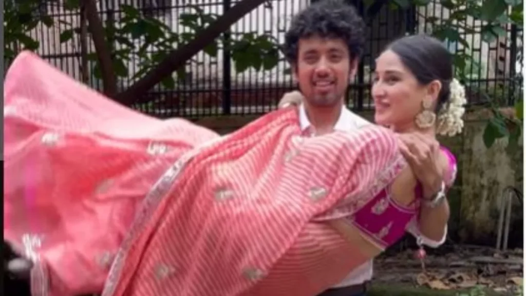 Disha Salian with Rohan Rai