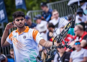 Prathamesh Jawkar Gold Medalist at Hyundai Archery World Cup Stage 2