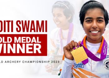Aditi Swami, the world’s youngest archery champ, created history at 17 as the first Indian woman to win individual compound gold at World Archery Championships 2023.