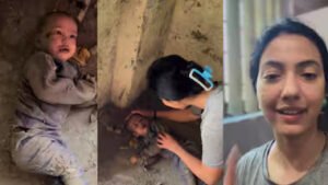 Khushboo Patani rescue a babay