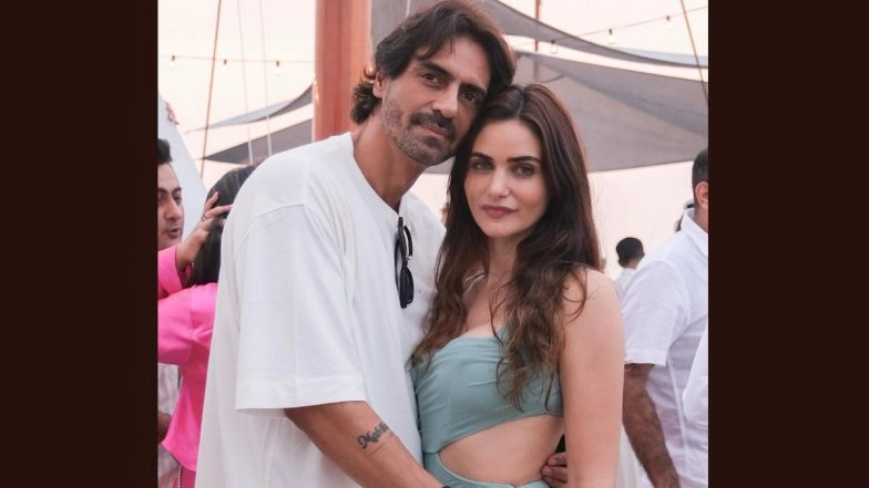 Gabriella Demetriades with Arjun Rampal