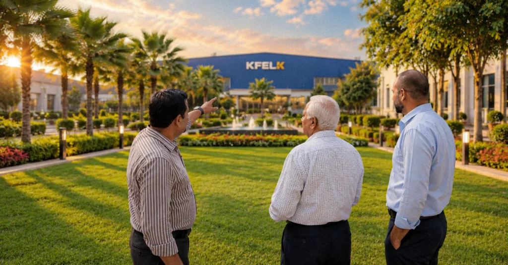 Shri Bharat Khimji at KFEL Factory